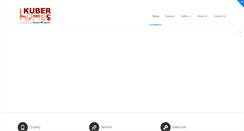 Desktop Screenshot of kuberhomes.com