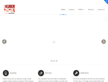 Tablet Screenshot of kuberhomes.com
